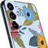 Blue Fall Flowers Galaxy S22 Skin